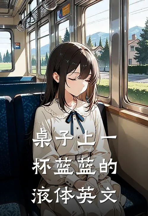桌子上一杯蓝蓝的液体英文