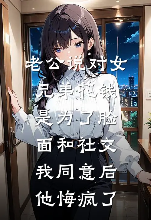 老公说对女兄弟花钱是为了脸面和社交，我同意后他悔疯了