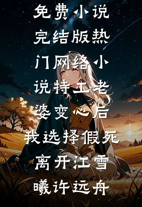 特工老婆变心后，我选择假死离开江雪曦许远舟免费小说完结版_热门网络小说特工老婆变心后，我选择假死离开江雪曦许远舟