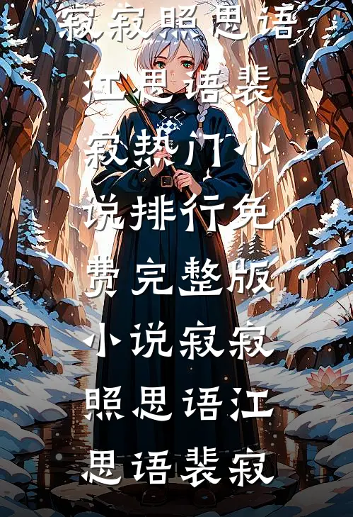 寂寂照思语(江思语裴寂)热门小说排行_免费完整版小说寂寂照思语(江思语裴寂)