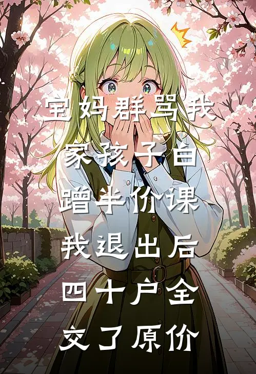 宝妈群骂我家孩子白蹭半价课，我退出后四十户全交了原价