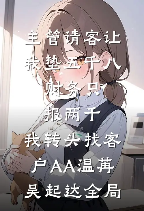 主管请客让我垫五千八，财务只报两千，我转头找客户AA温苒吴起达全局