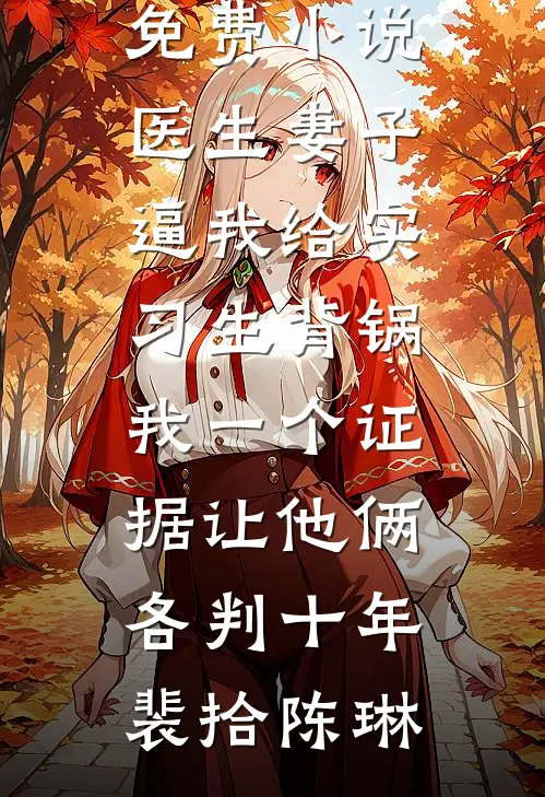 医生妻子逼我给实习生背锅，我一个证据让他俩各判十年(裴拾陈琳)完结小说_全文免费小说医生妻子逼我给实习生背锅，我一个证据让他俩各判十年裴拾陈琳