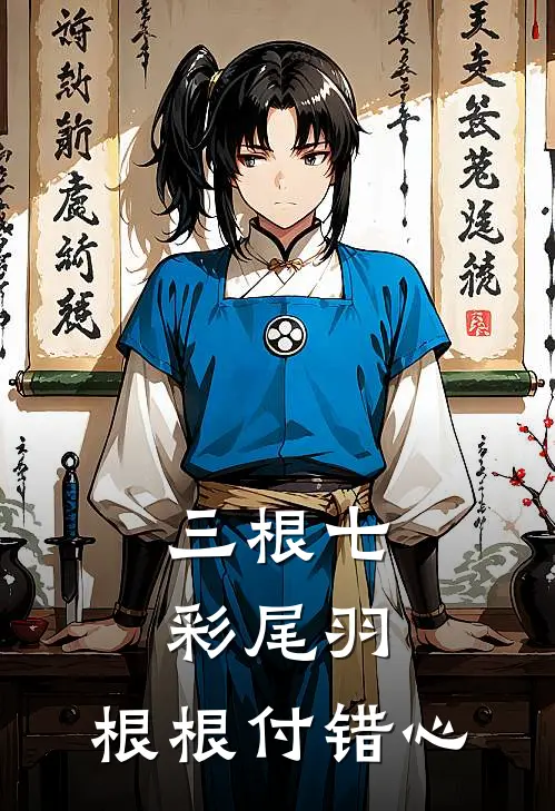 三根七彩尾羽，根根付错心