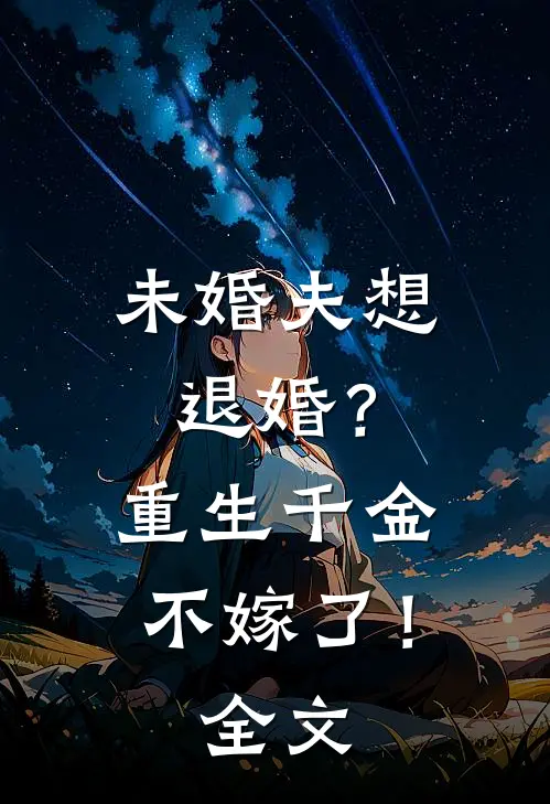 未婚夫想退婚?重生千金不嫁了!全文阅读